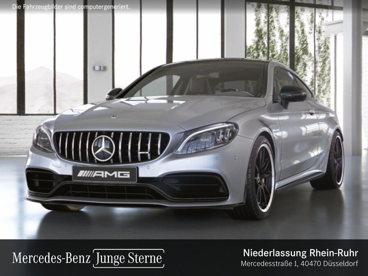 Mercedes-Benz C 63 AMG 2022 г. Серебристый, пробег 30195 км