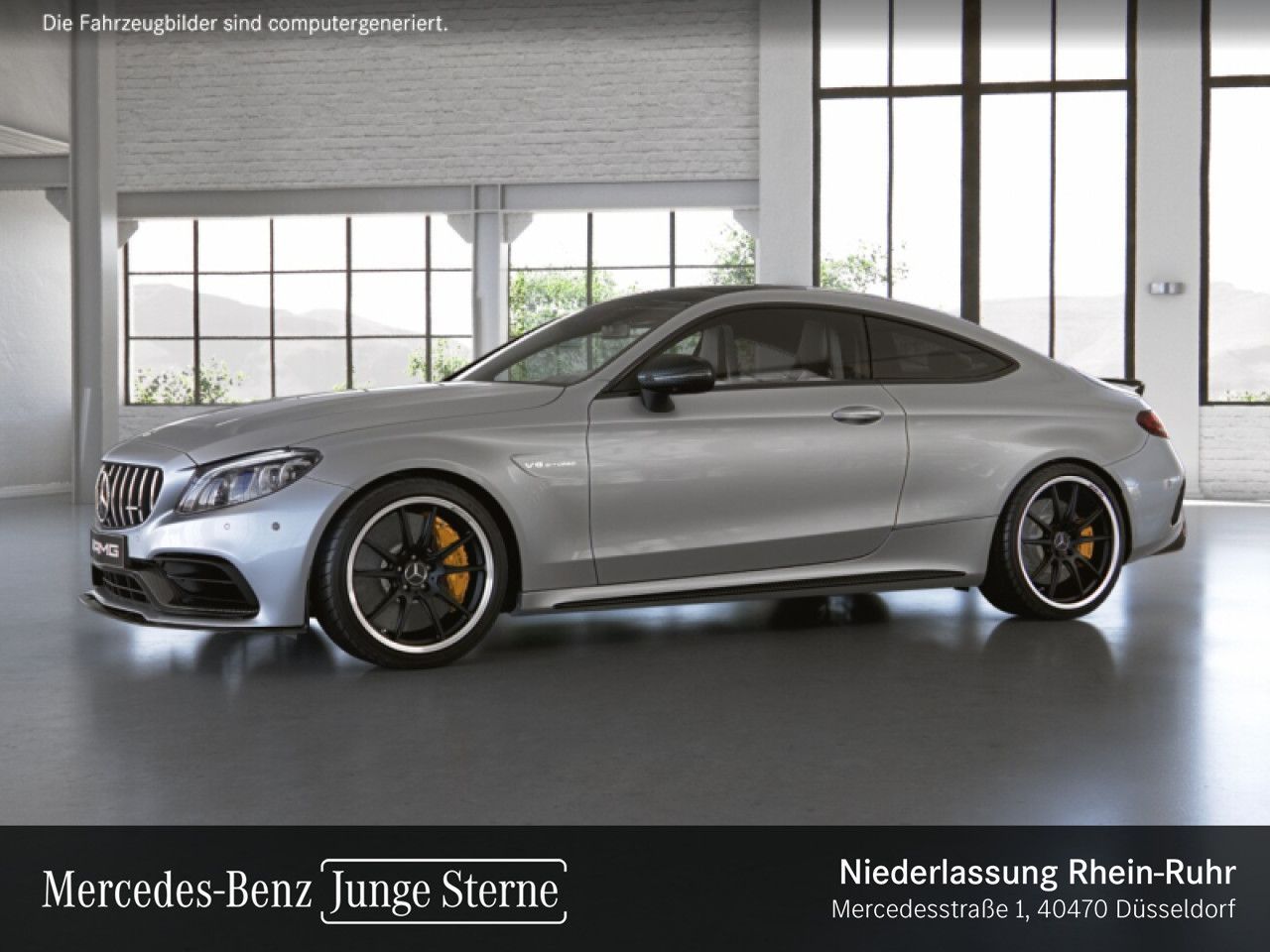 Mercedes-Benz C 63 AMG 2022 г. Серебристый, пробег 30195 км