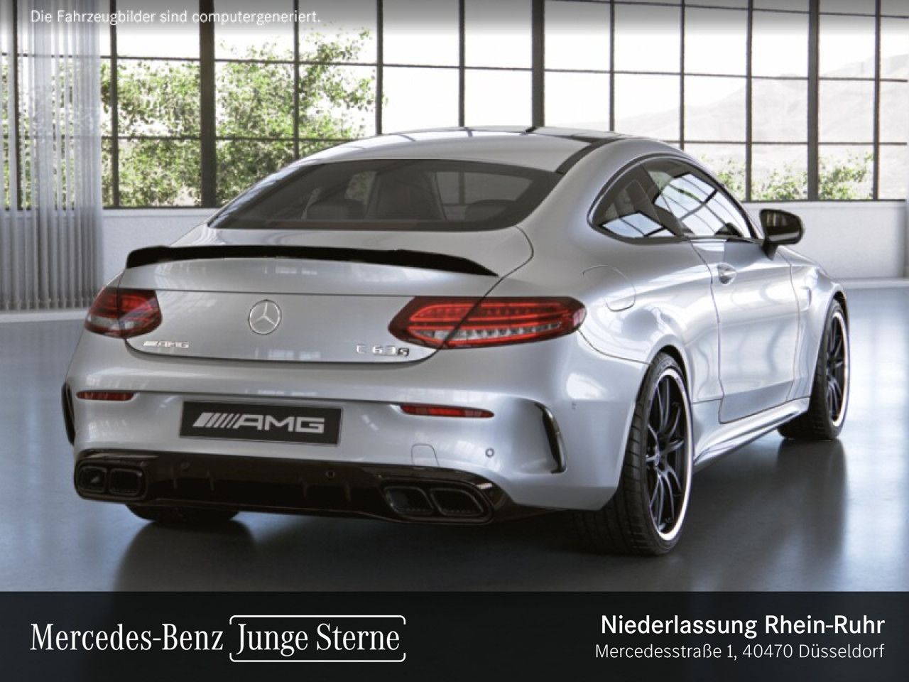 Mercedes-Benz C 63 AMG 2022 г. Серебристый, пробег 30195 км
