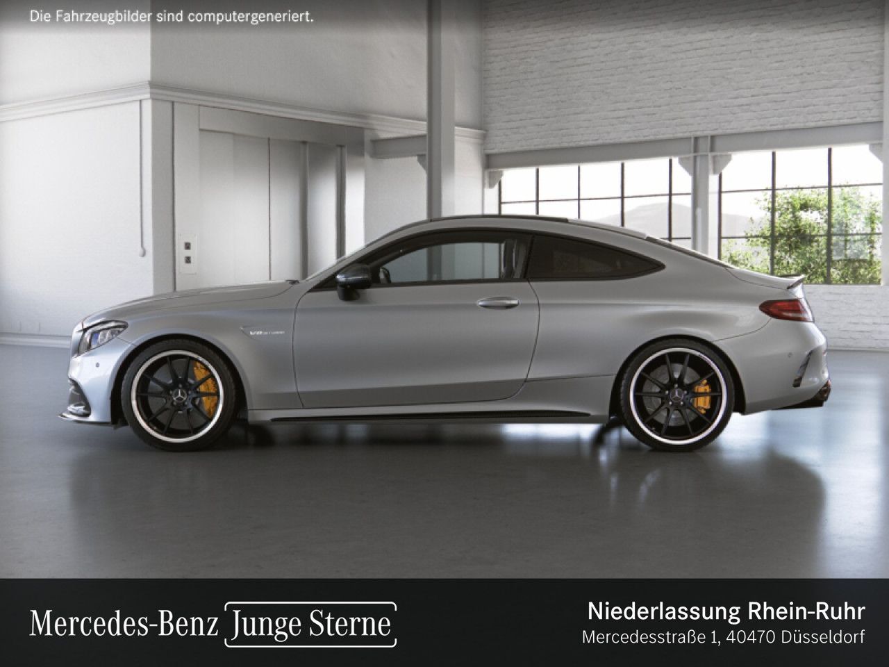 Mercedes-Benz C 63 AMG 2022 г. Серебристый, пробег 30195 км