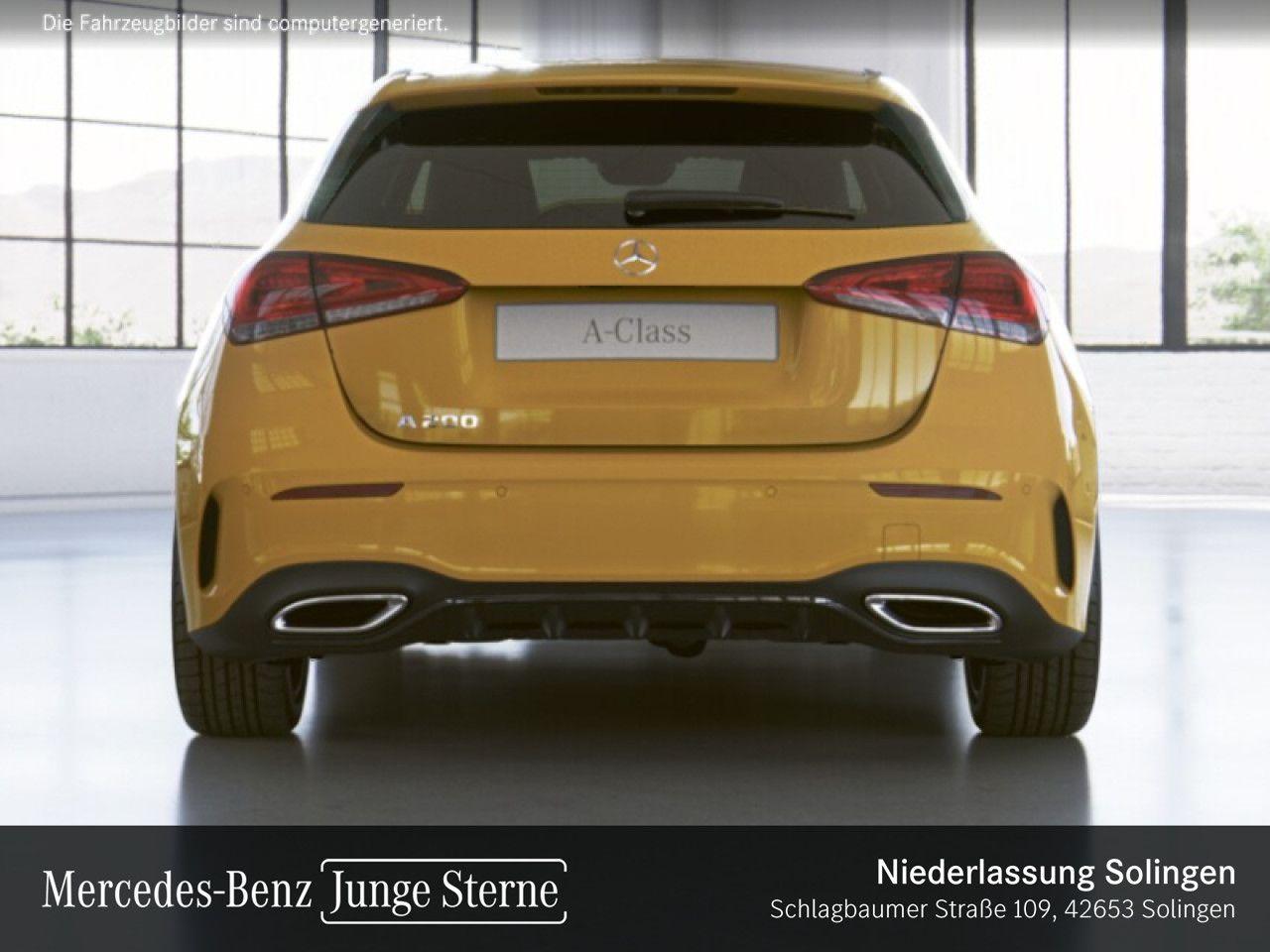 Mercedes-Benz A 200 2022 г. Жёлтый, пробег 47778 км