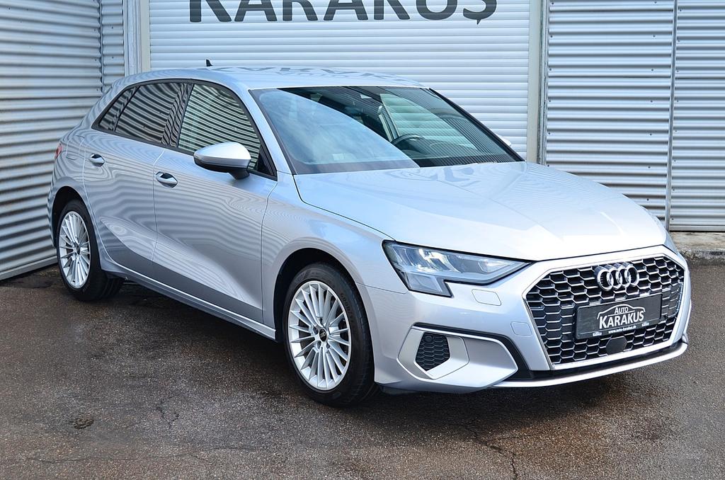 Audi A3 2021 г. Серебристый, пробег 49416 км