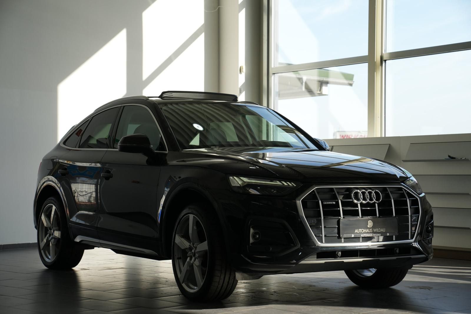 Audi Q5 2022 г. Чёрный, пробег 46170 км