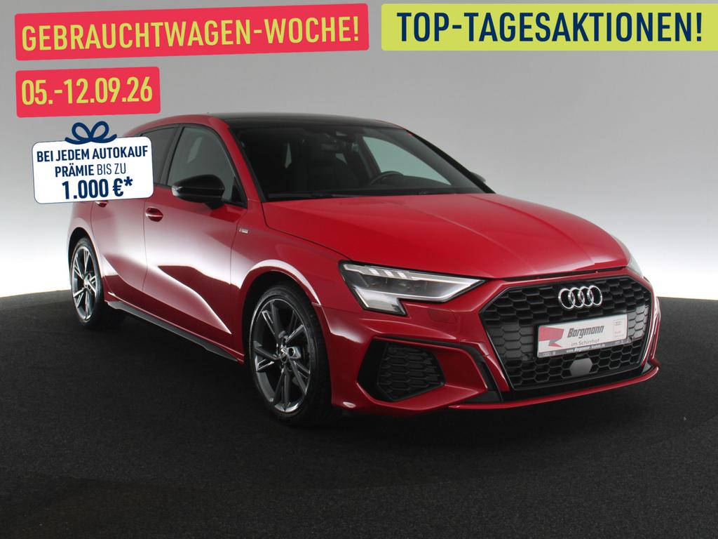 Audi A3 2022 г. Красный, пробег 55460 км