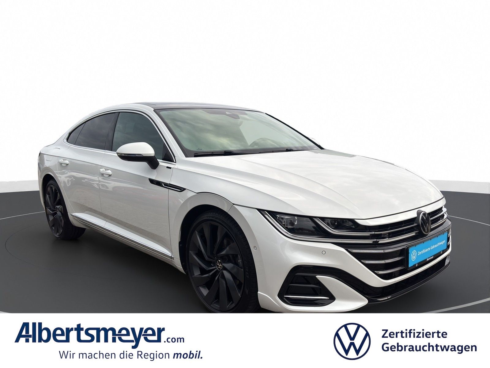 Volkswagen Arteon 2022 г. Белый, пробег 46860 км
