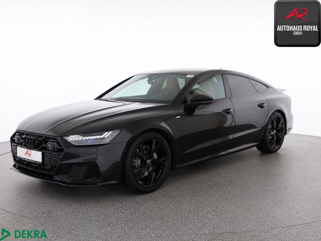 Audi A7 2025 г. Чёрный, пробег 54892 км