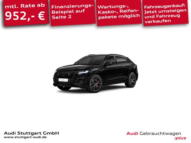 Audi Q8 2023 г. Чёрный, пробег 39592 км