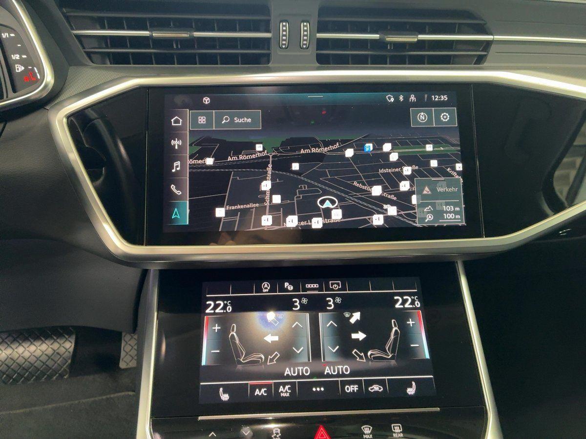Audi A6 2023 г. Чёрный, пробег 47037 км