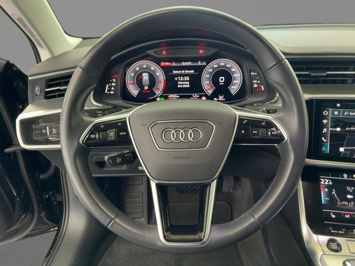 Audi A6 2023 г. Чёрный, пробег 47037 км
