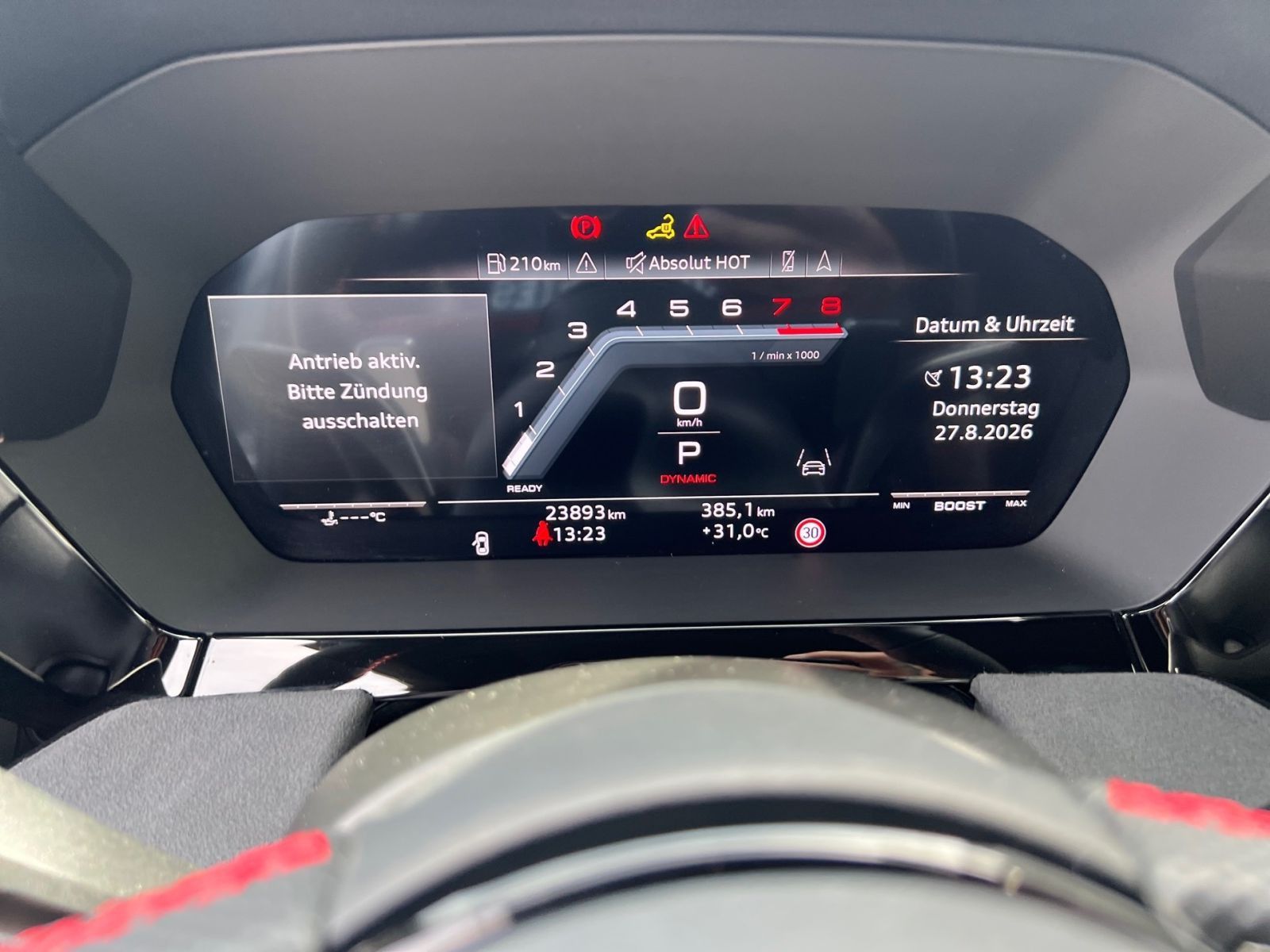 Audi S3 2025 г. Серый, пробег 23891 км