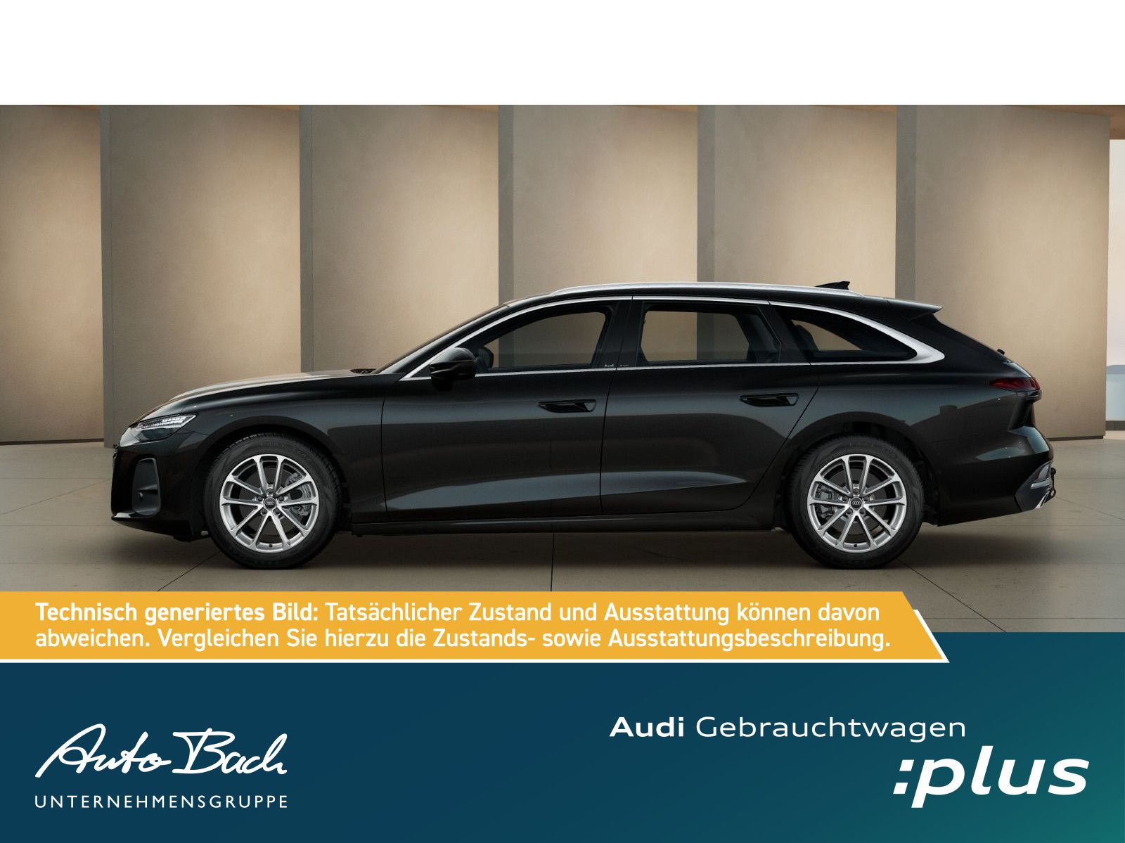 Audi A6 2025 г. Чёрный, пробег 18310 км