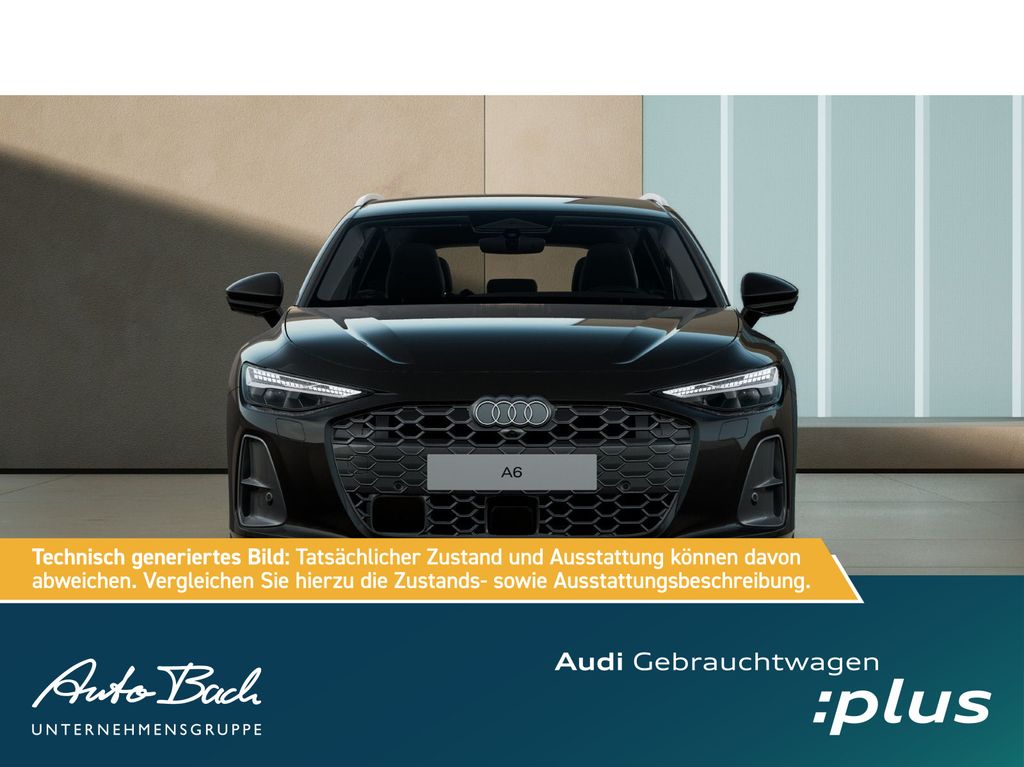Audi A6 2025 г. Чёрный, пробег 18310 км