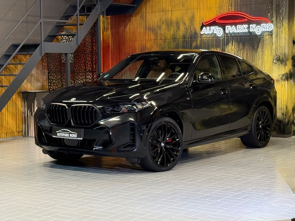 BMW X6 2024 г. Чёрный, пробег 42187 км