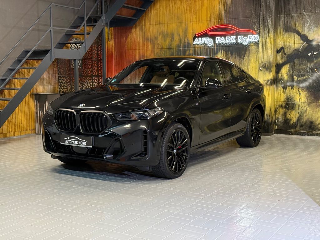 BMW X6 2024 г. Чёрный, пробег 42187 км