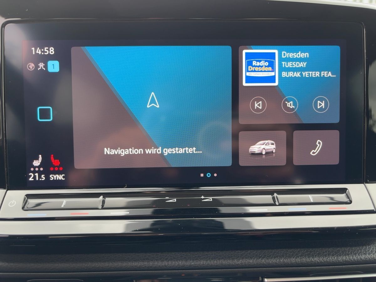 Volkswagen Caddy 2023 г. Синий, пробег 36855 км