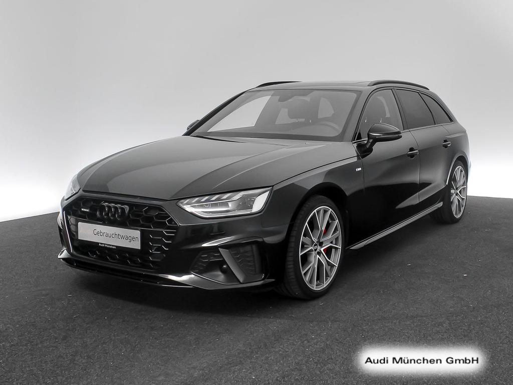 Audi A4 2023 г. Чёрный, пробег 47747 км