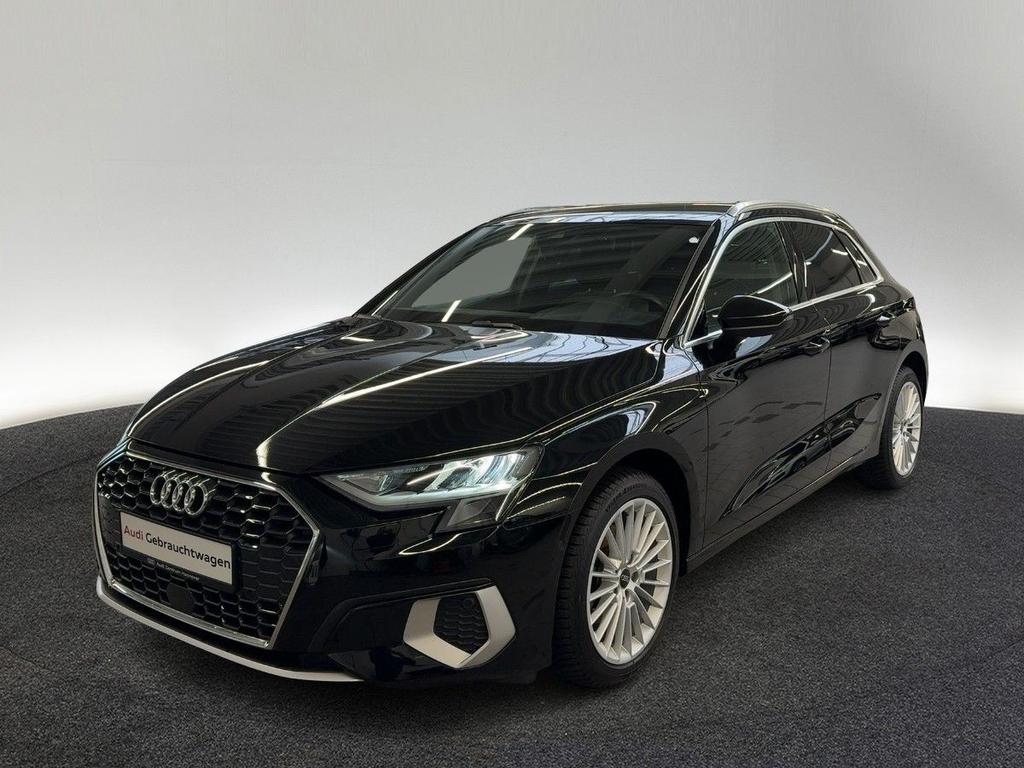 Audi A3 2023 г. Чёрный, пробег 38808 км