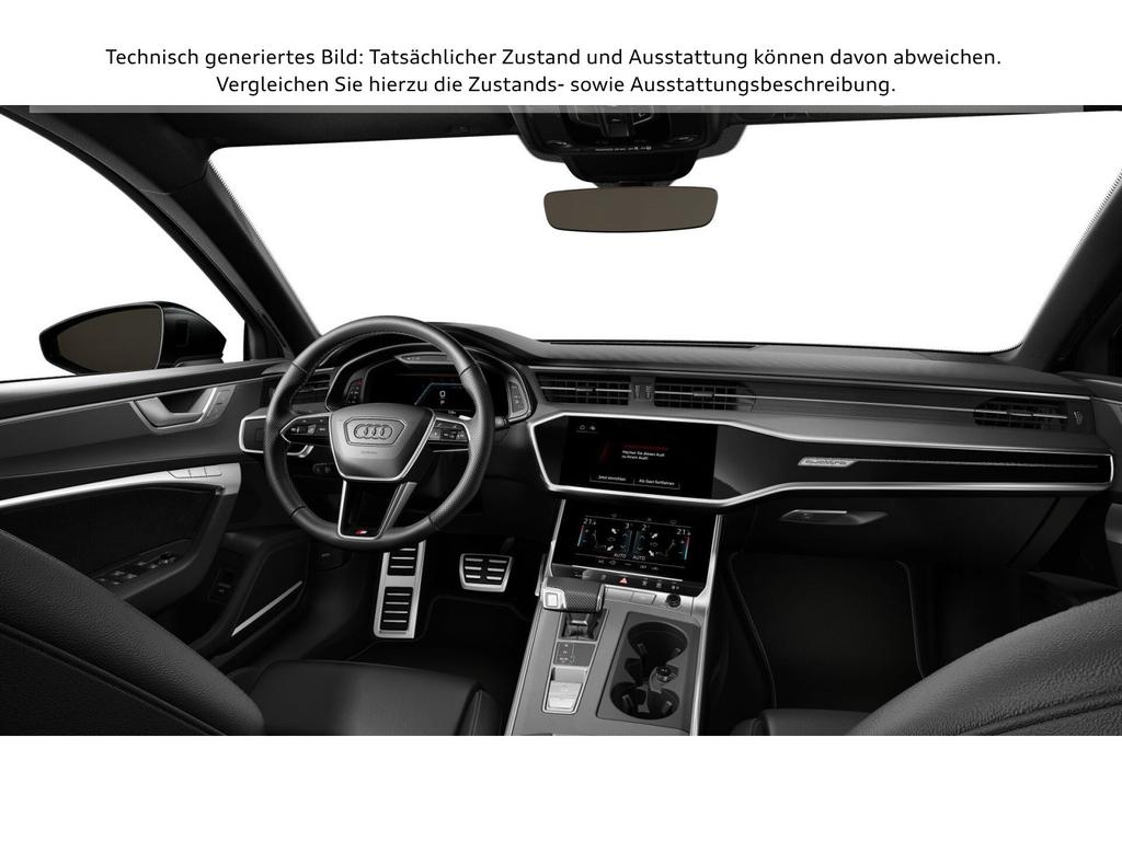Audi S6 2024 г. Чёрный, пробег 34641 км