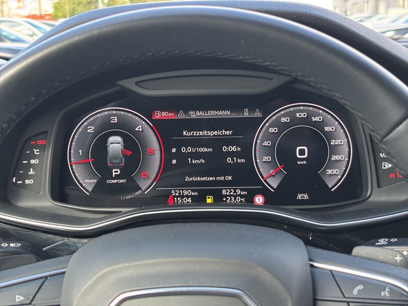 Audi Q7 2023 г. Белый, пробег 52350 км