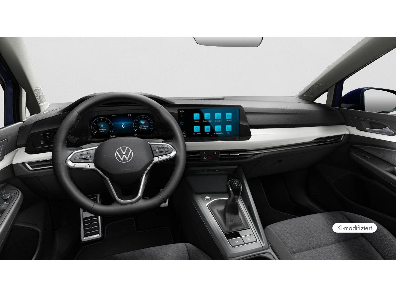 Volkswagen Golf 2024 г. Синий, пробег 23200 км