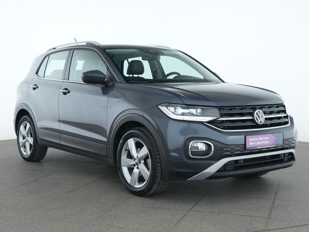Volkswagen T-Cross 2022 г. Серый, пробег 38377 км