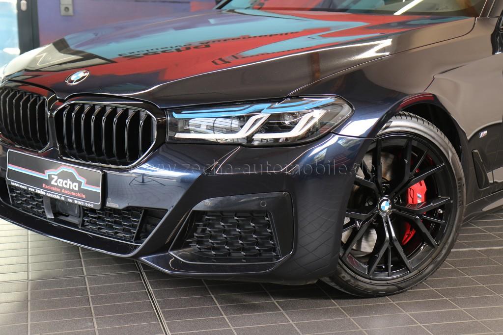 BMW 530 2022 г. Чёрный, пробег 46800 км