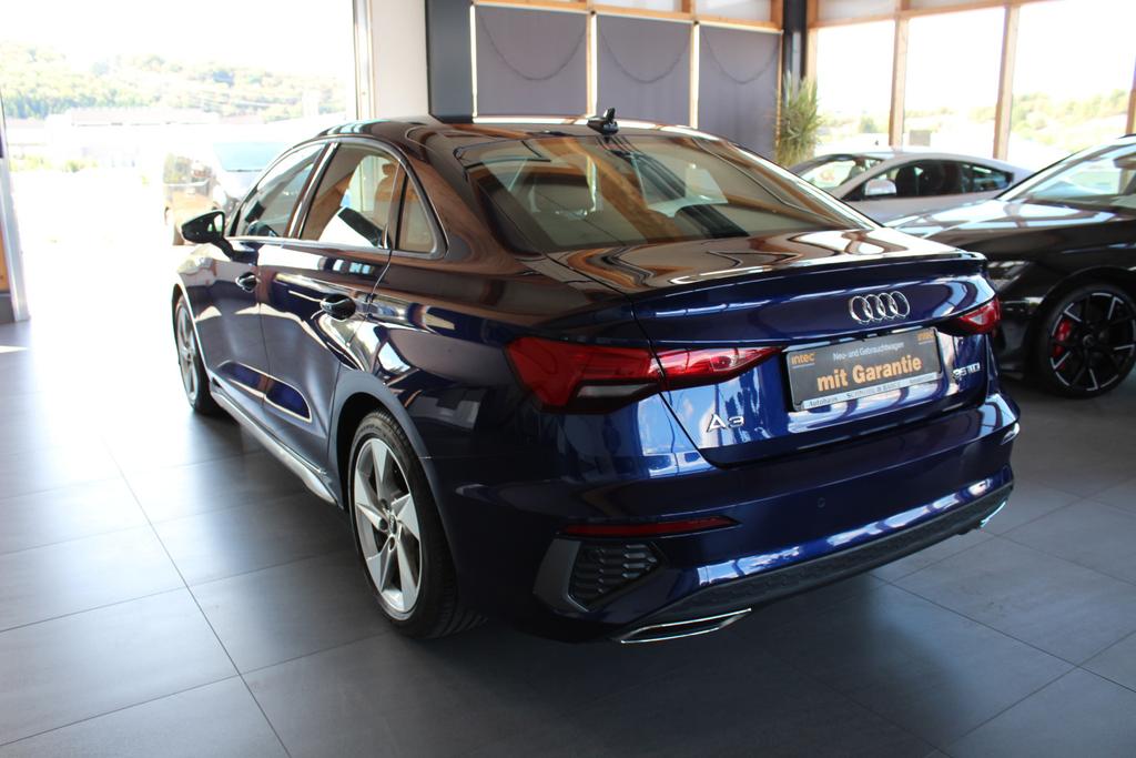 Audi A3 2022 г. Синий, пробег 58000 км