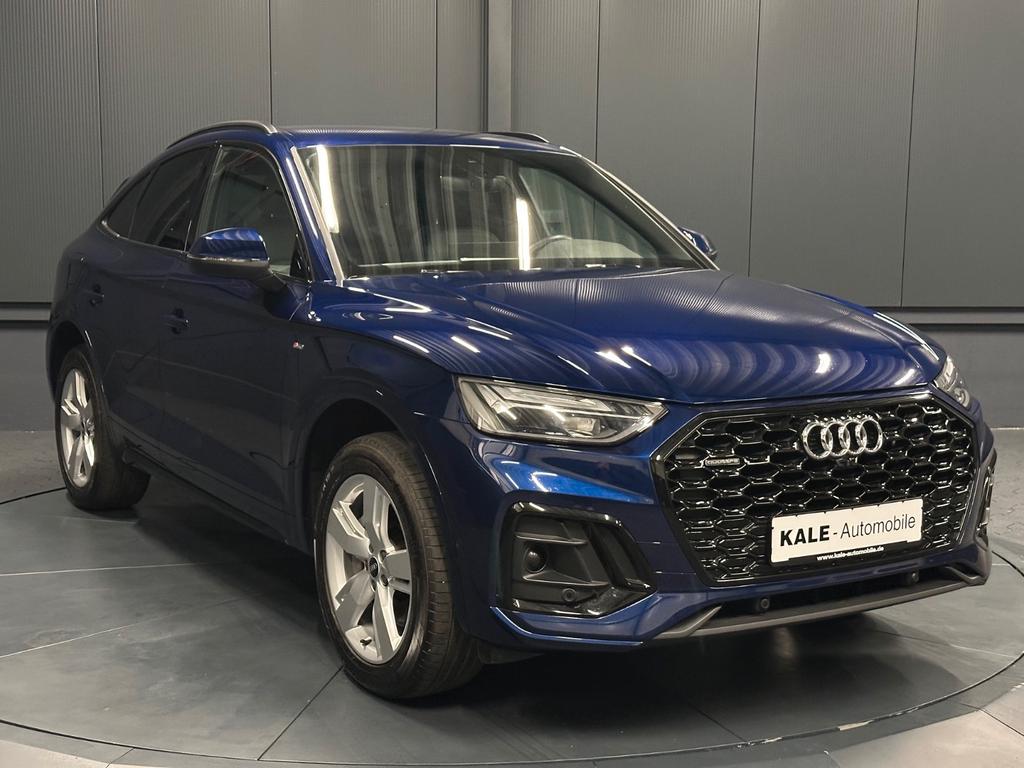 Audi Q5 2022 г. Синий, пробег 57000 км