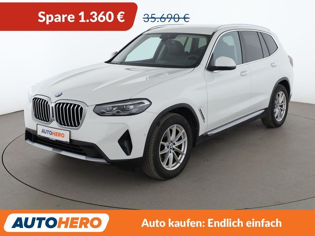 BMW X3 2023 г. Белый, пробег 47077 км