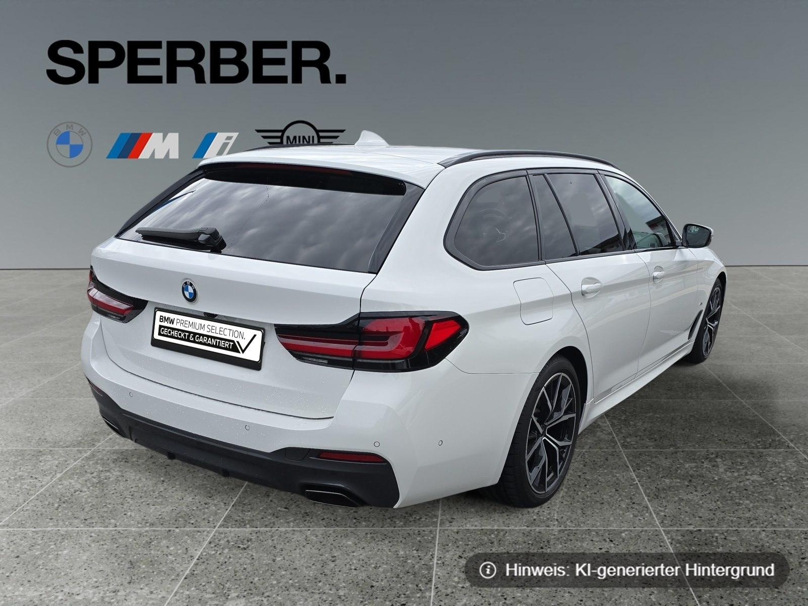 BMW 540 2022 г. Белый, пробег 59055 км