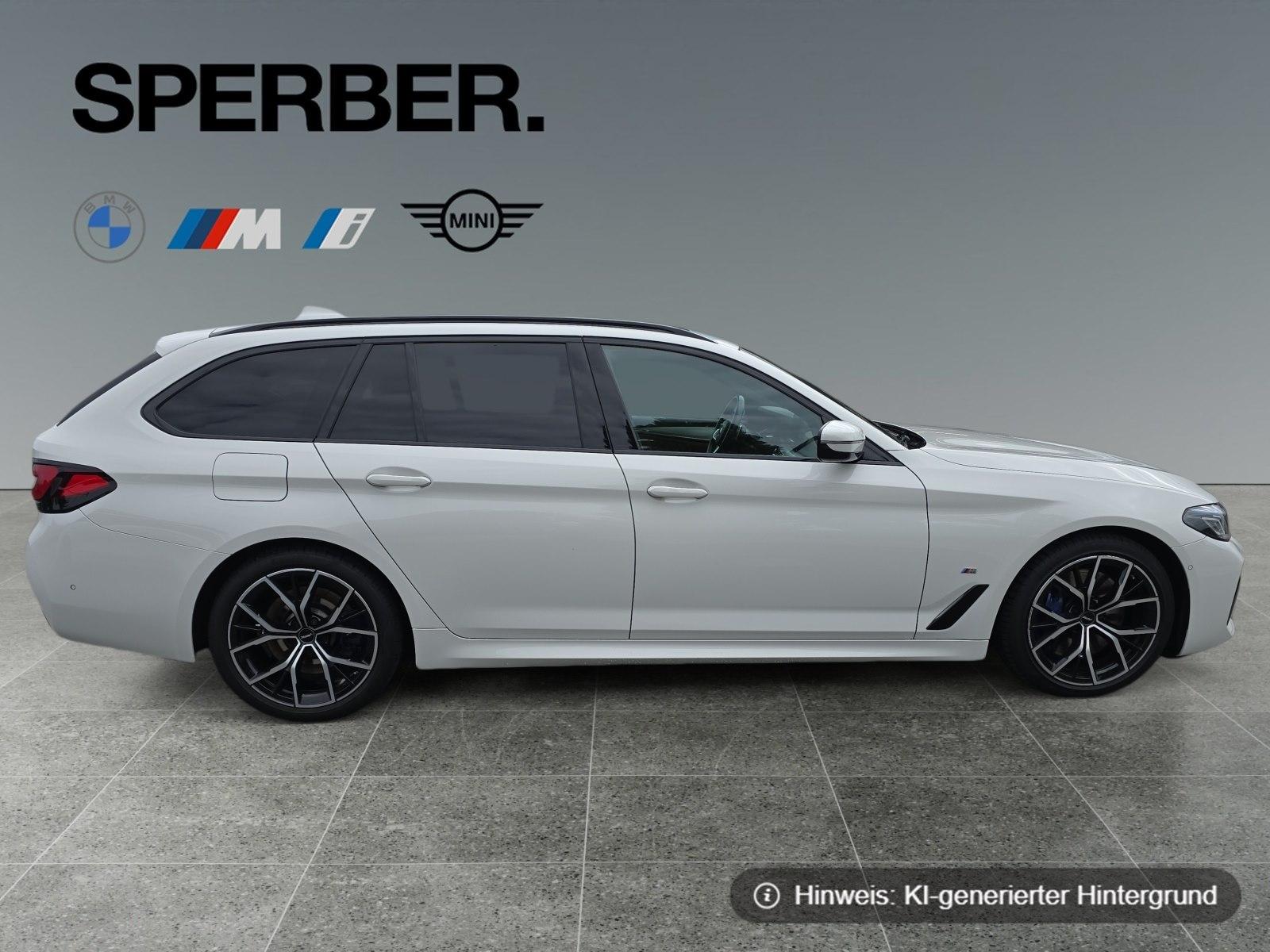 BMW 540 2022 г. Белый, пробег 59055 км