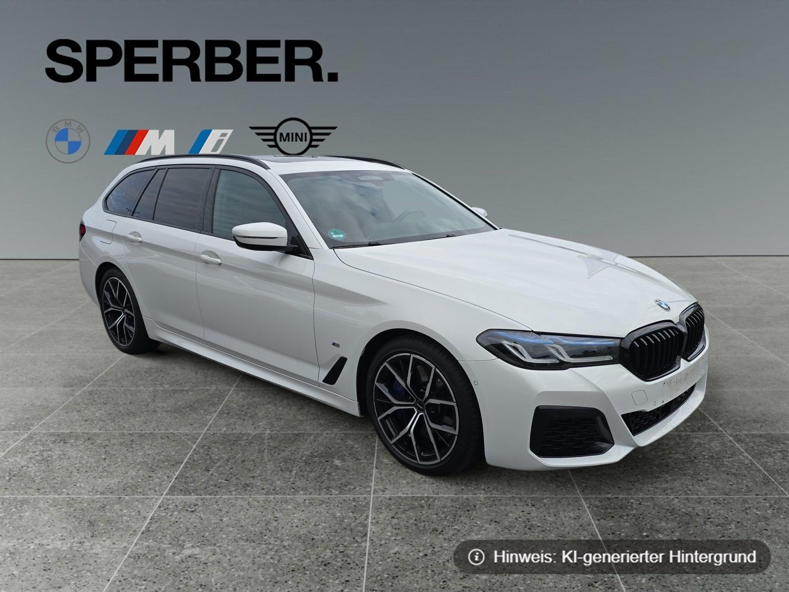 BMW 540 2022 г. Белый, пробег 59055 км