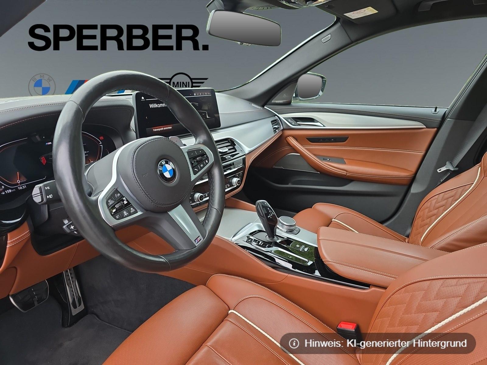 BMW 540 2022 г. Белый, пробег 59055 км