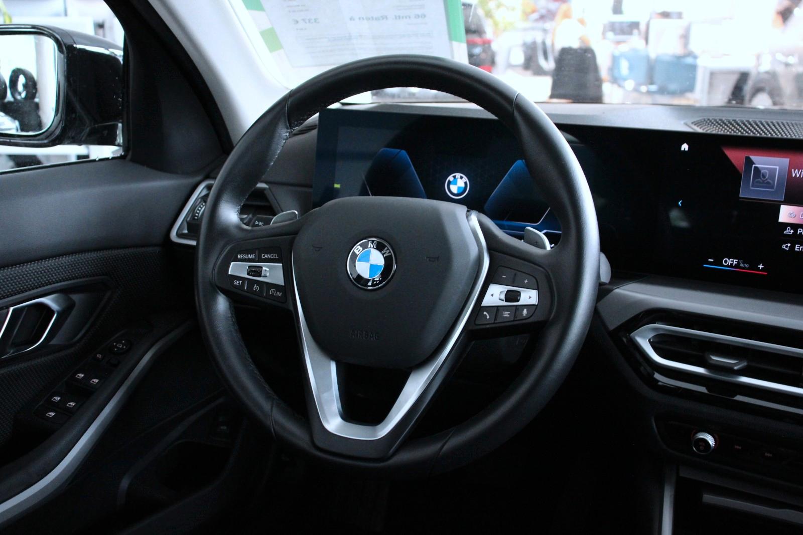 BMW 318 2024 г. Чёрный, пробег 39980 км