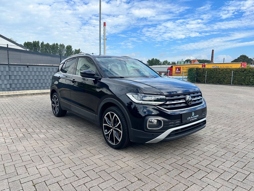 Volkswagen T-Cross 2023 г. Чёрный, пробег 43565 км