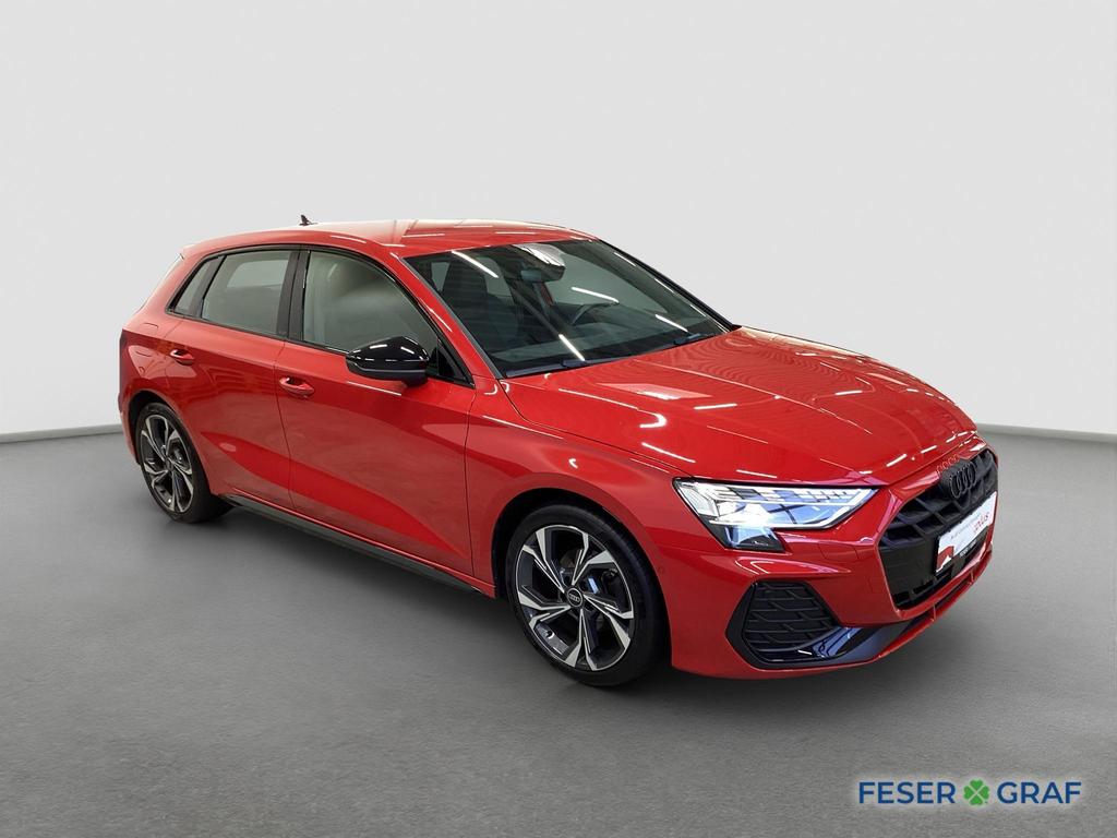 Audi A3 2024 г. Красный, пробег 50644 км