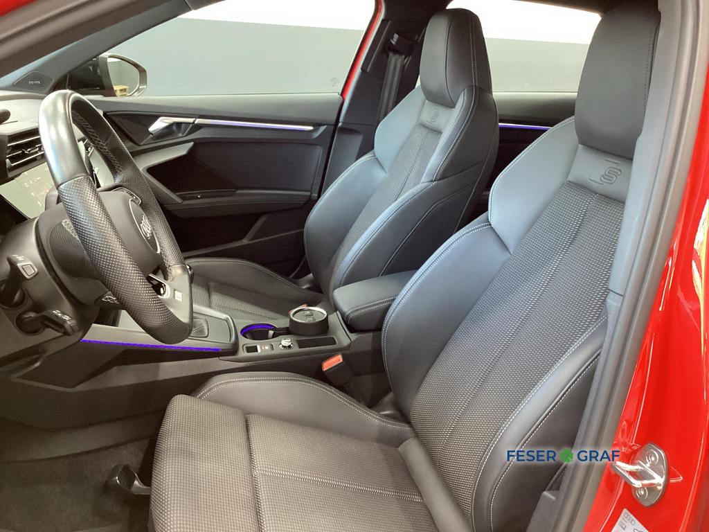 Audi A3 2024 г. Красный, пробег 50644 км