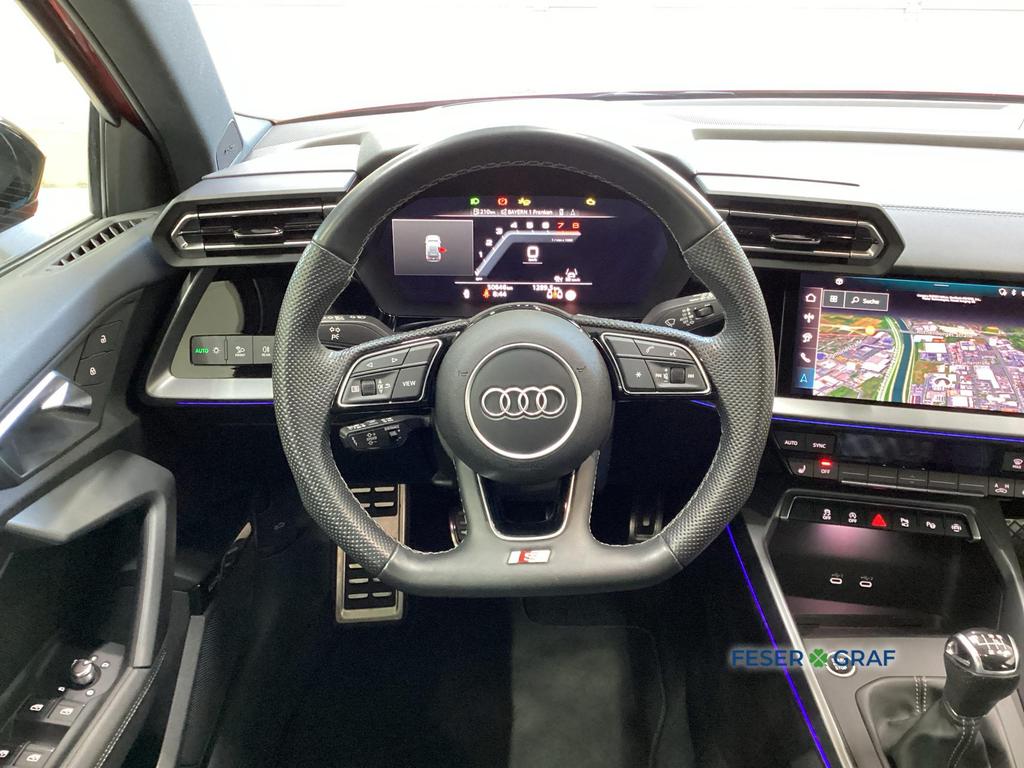 Audi A3 2024 г. Красный, пробег 50644 км