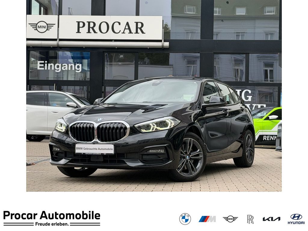 BMW 118 2023 г. Чёрный, пробег 57132 км