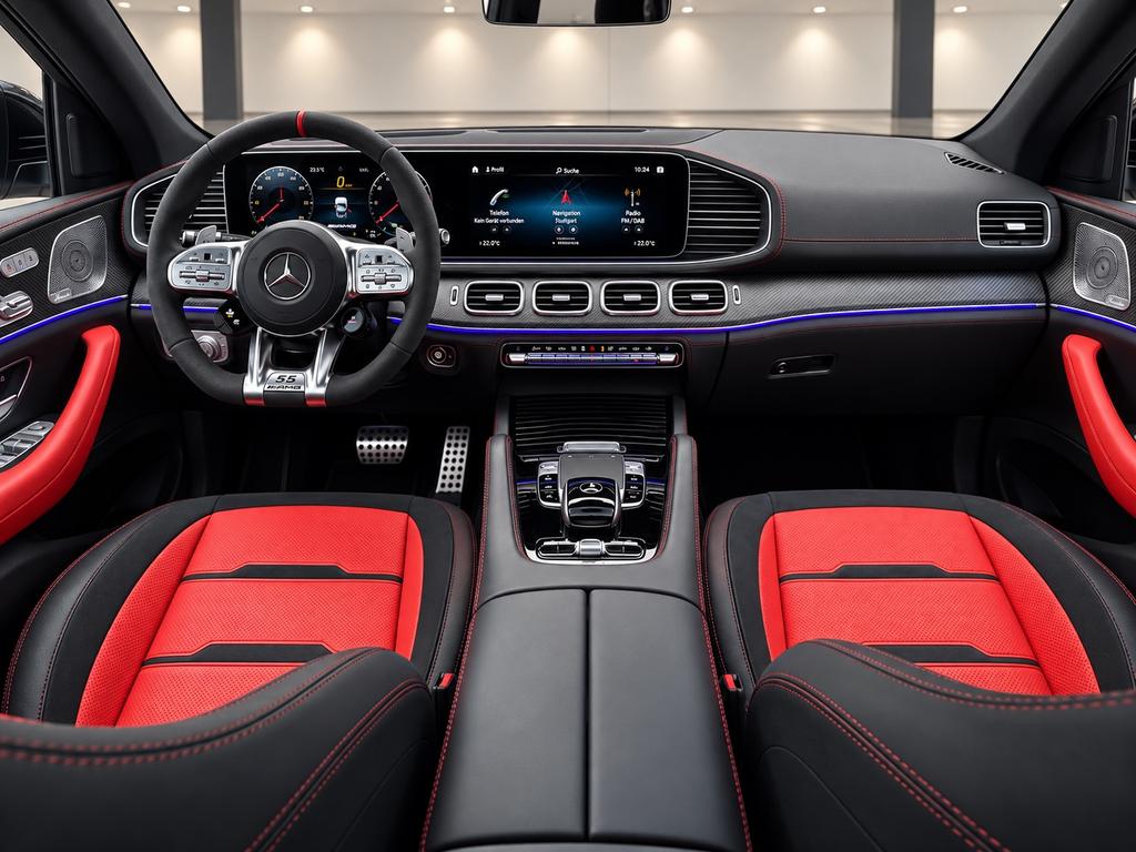 Mercedes-Benz GLE 63 AMG 2023 г. Белый, пробег 21950 км