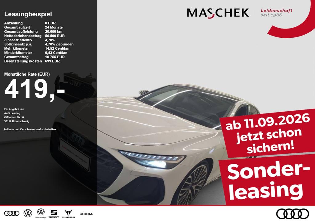 Audi A6 2026 г. Белый, пробег 4800 км