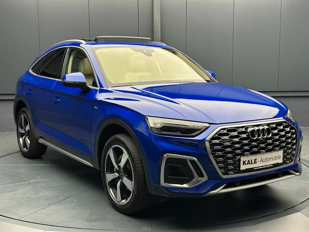Audi Q5 2024 г. Синий, пробег 49000 км