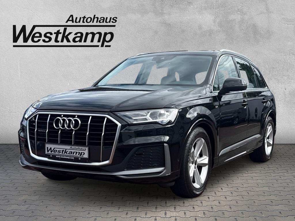 Audi Q7 2022 г. Чёрный, пробег 56600 км