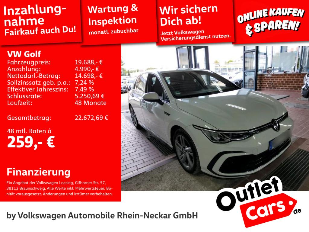 Volkswagen Golf 2022 г. Белый, пробег 49829 км