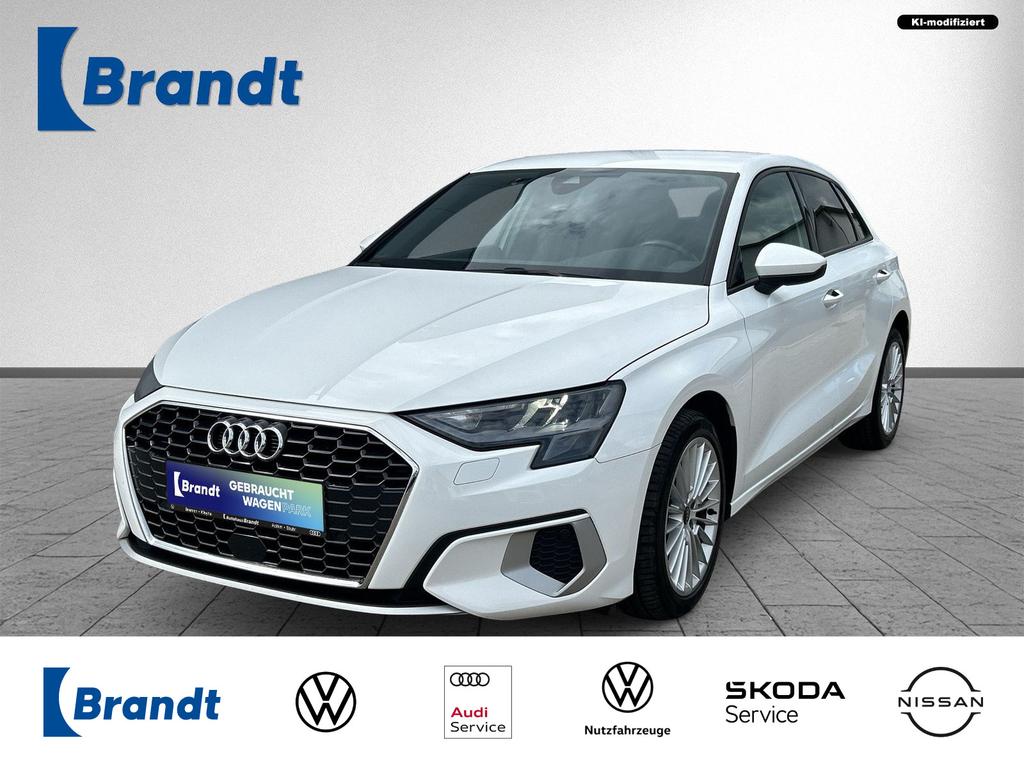 Audi A3 2021 г. Белый, пробег 56340 км