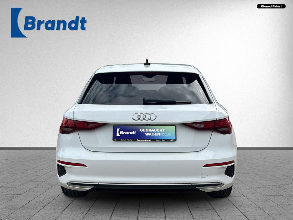 Audi A3 2021 г. Белый, пробег 56340 км