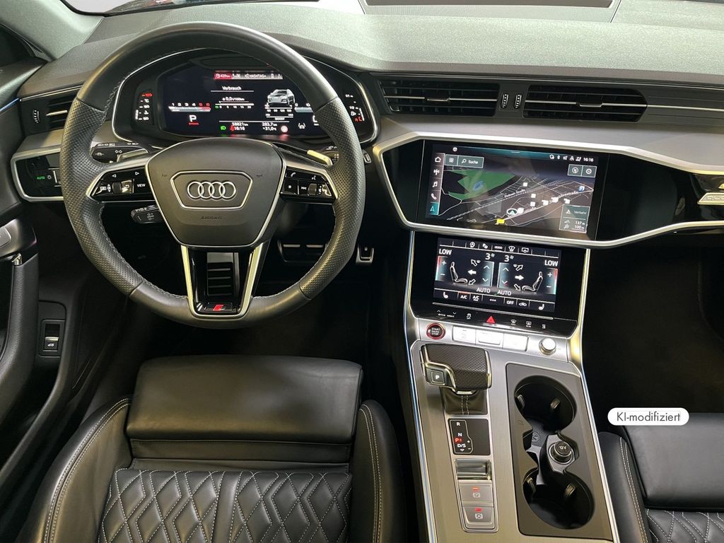 Audi S6 2023 г. Чёрный, пробег 58808 км