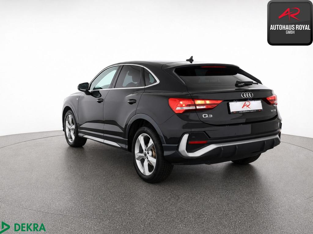 Audi Q3 2023 г. Чёрный, пробег 41677 км