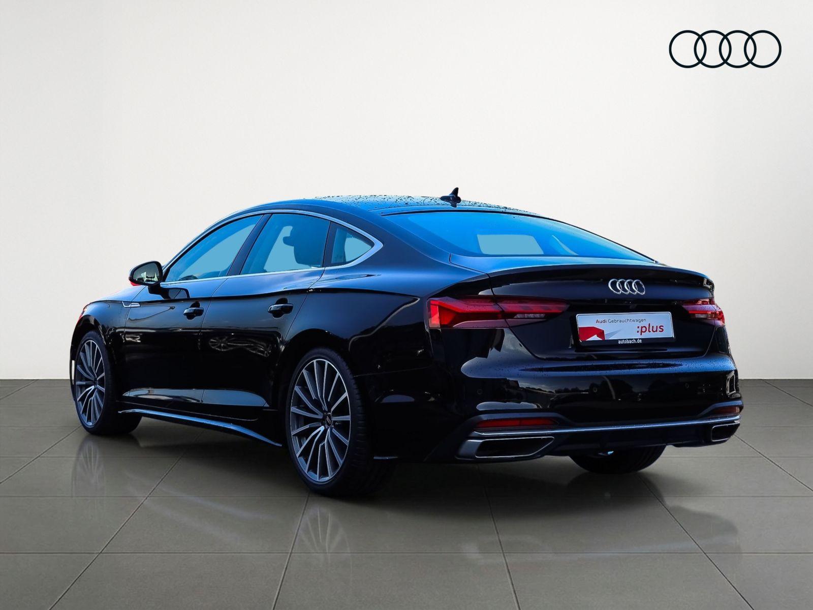 Audi A5 2023 г. Чёрный, пробег 37070 км