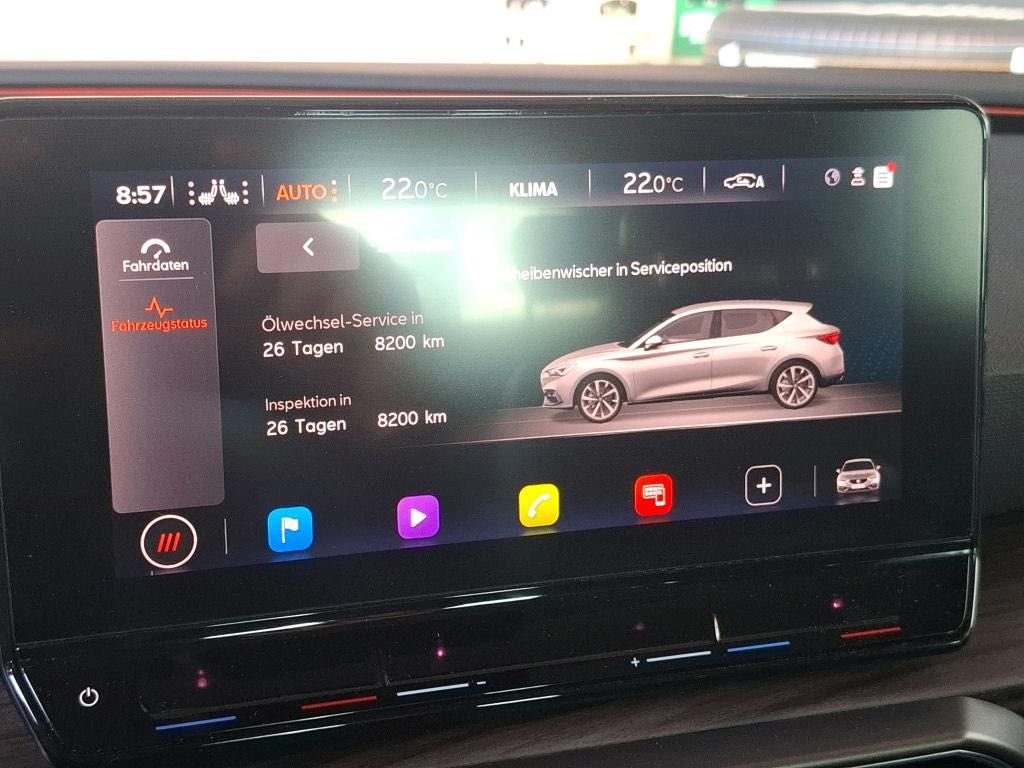 SEAT Leon 2022 г. Чёрный, пробег 47176 км